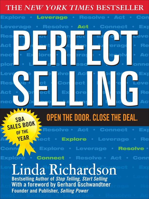Title details for Perfect Selling by Linda Richardson - Available